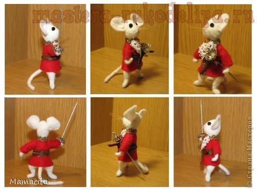 Мастер-класс по шитью из фетра: Мышь Соня
