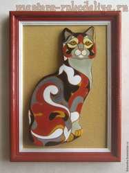 Мастер-класс по росписи: Кошка из солёного теста в стиле De Rosa/Rinconada