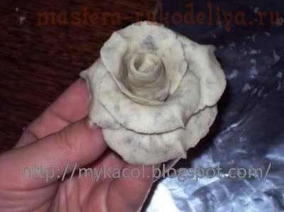 Мастер-класс по лепке из соленого теста: Картина Ваза с розами