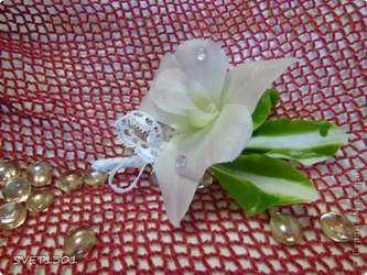 Мастер-класс по лепке из холодного фарфора: Орхидея дендробиум