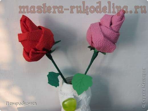 Мастер-класс: Изготовление роз из бумажных салфеток