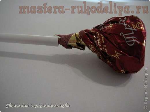Мастер-класс по свит-дизайну: Розы из конфет