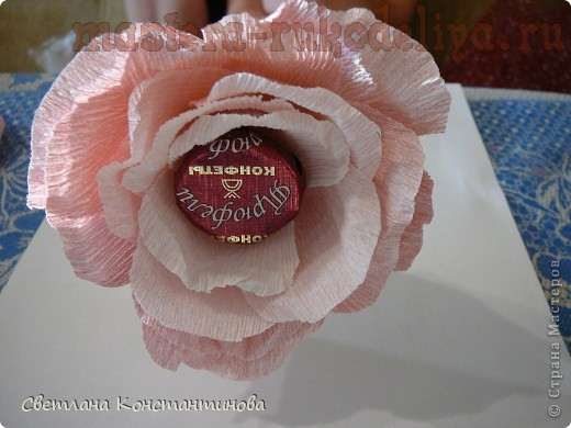 Мастер-класс по свит-дизайну: Розы из конфет