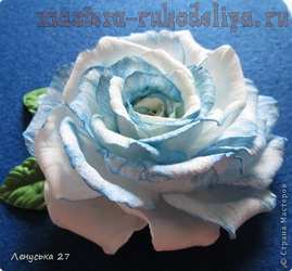 Мастер-класс: роза из фоамирана: Мастер-Классы в журнале Ярмарки Мастеров