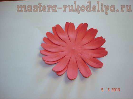 Мастер-класс по цветам из фоамирана: Розовая ромашка