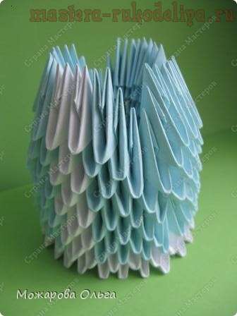 Мастер-класс по модульному оригами: Сборка Снегурочки