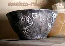 Мастер-класс: Декорирование пиалы - Каменная ваза