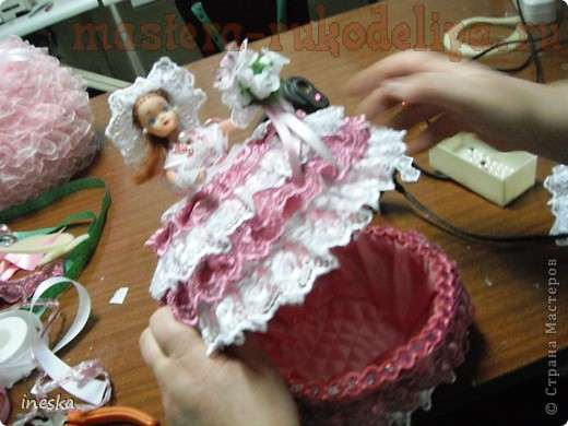 Мастерим из фоамирана: кукла-шкатулка своими руками