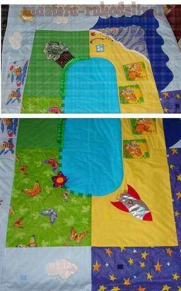 Как самостоятельно сделать развивающий коврик в детскую комнату