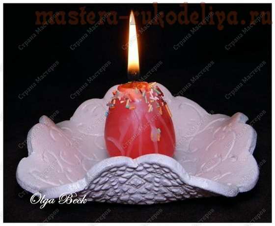Мастер-класс по созданию свечей: Пасхальные свечи своими руками