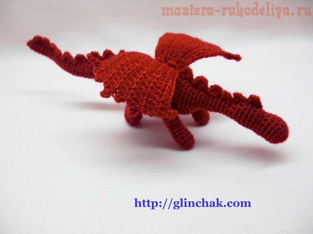 Мастер-класс по вязанию амигуруми: Крылатый дракон