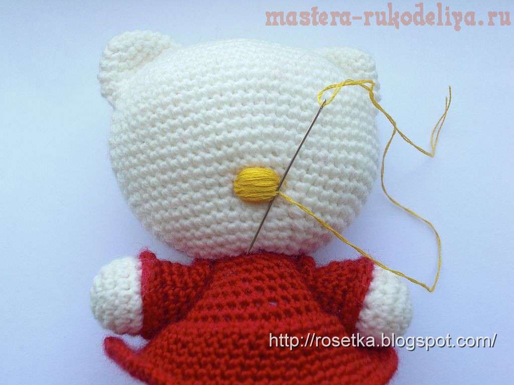 Мастер-класс по вязанию амигуруми Hello Kitty