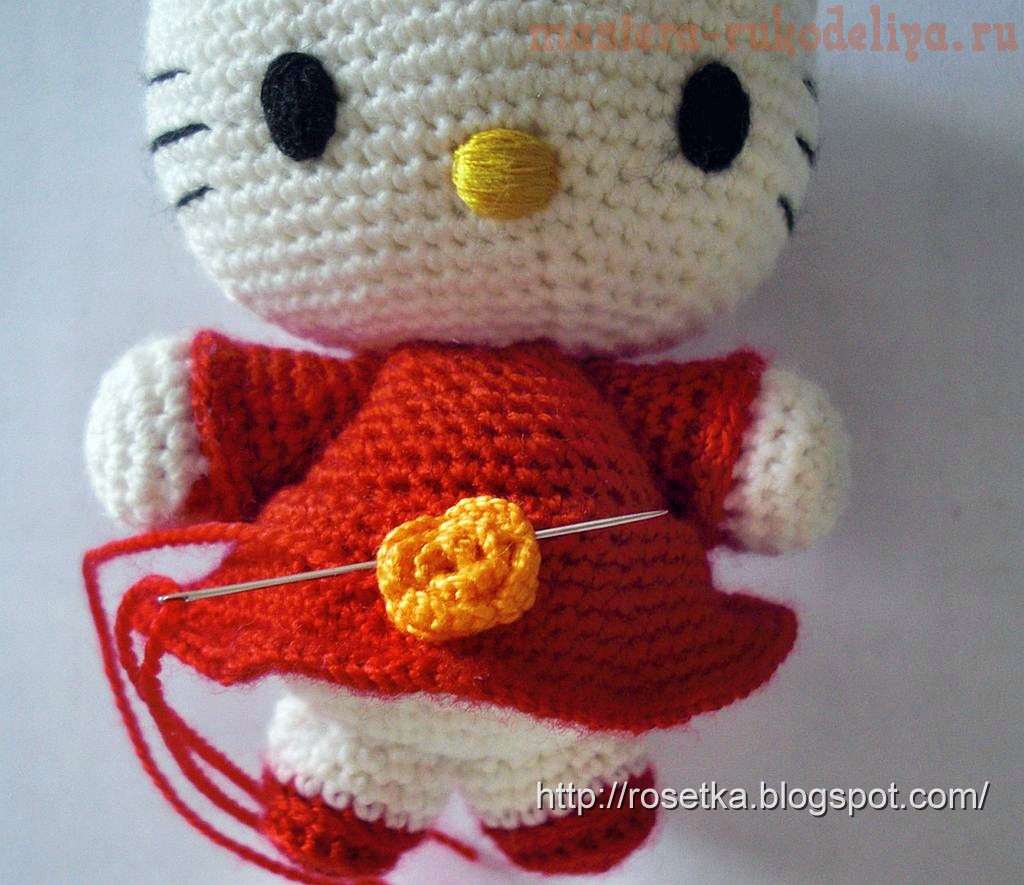 Мастер-класс по вязанию амигуруми Hello Kitty
