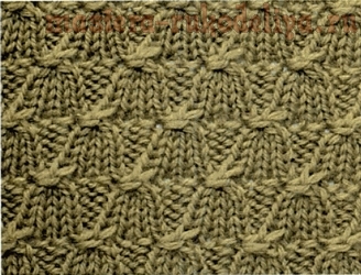 Схема узора для вязания спицами - 26