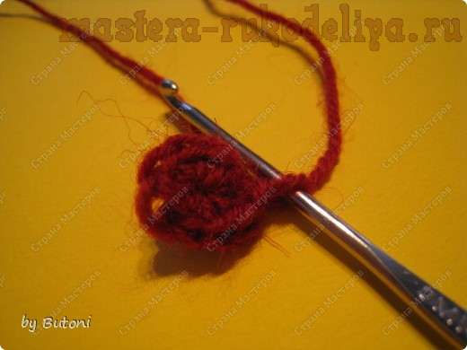 Мастер-класс по вязанию крючком: Варежки и повязка8