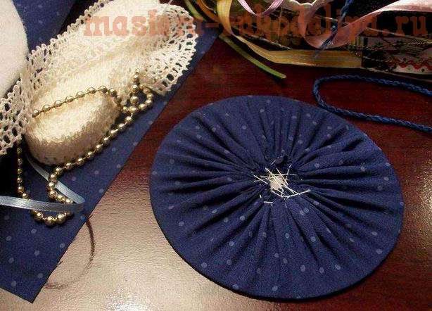 Мастер-класс: Оформление вышивки круглым пинкипом