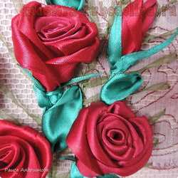 Вышивка лентами розы для начинающих: пошаговые видеуроки, мастер-классы