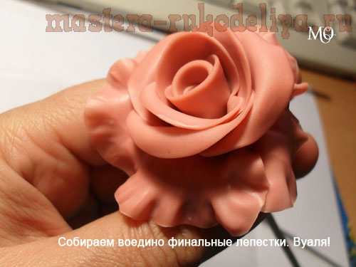 Мастер-класс по лепке из холодного фарфора: Розы